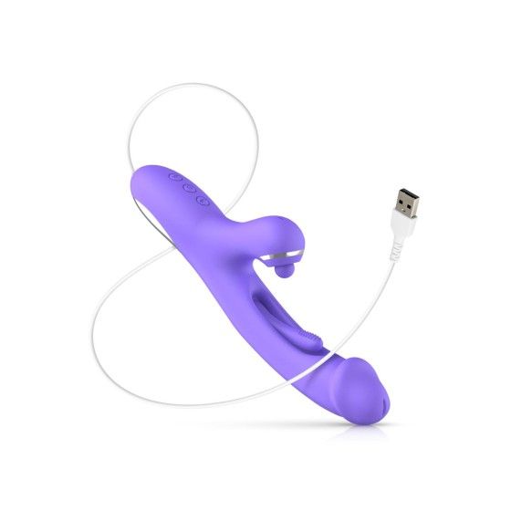 Vibro Rabbit avec Stimulateur de Point G Tess - Good Vibes Only Vibro Rabbit avec Stimulateur de Point G Tess - Good Vibes Only