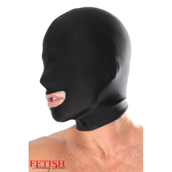 Cagoule spandex bouche ouverte