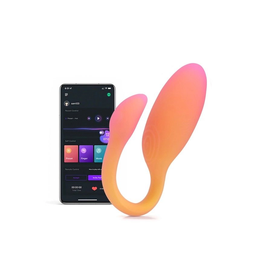 Oeuf vibrant connecté Flamingo Max orange - Magic Motion Oeuf vibrant connecté Flamingo Max orange - Magic Motion
