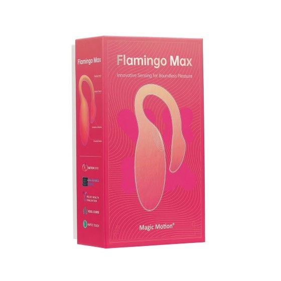 Oeuf vibrant connecté Flamingo Max orange - Magic Motion Oeuf vibrant connecté Flamingo Max orange - Magic Motion