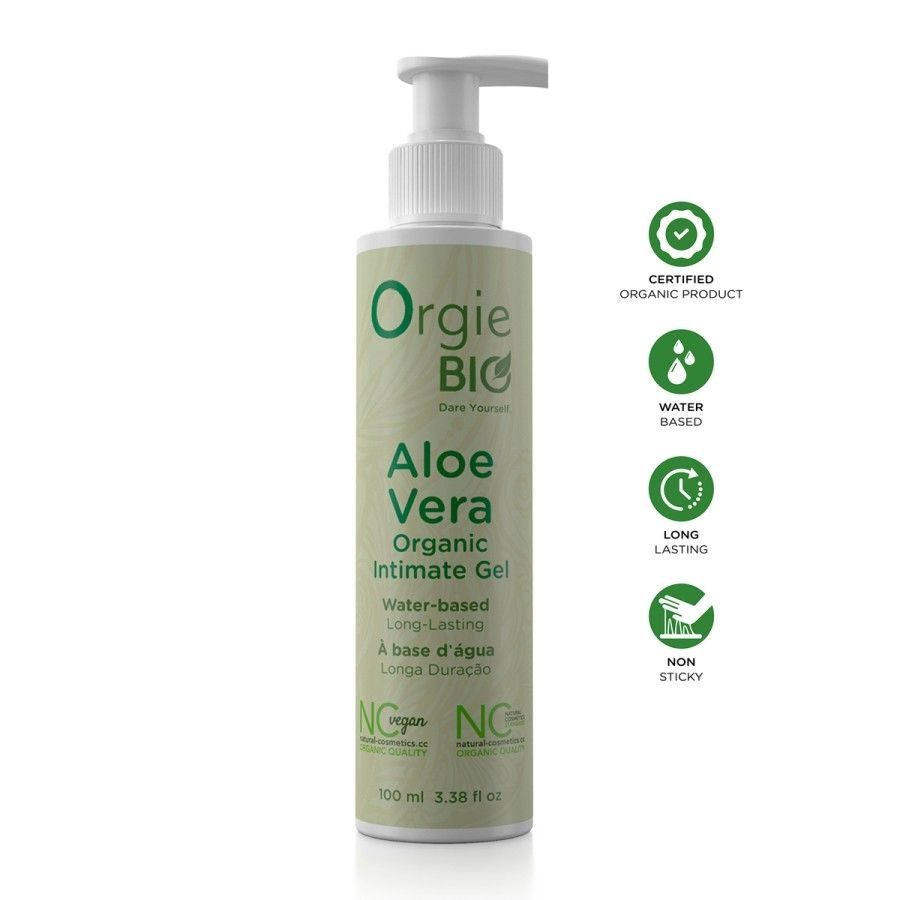 Gel Intime Bio à Base d'Eau à l'Aloe Vera
