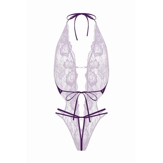 Body string ouvert Renee violet - Christine