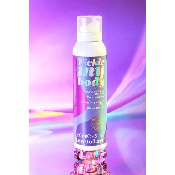 Mousse massage crépitante - cerisier