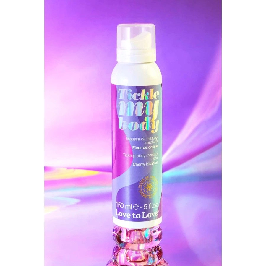 Mousse massage crépitante - cerisier