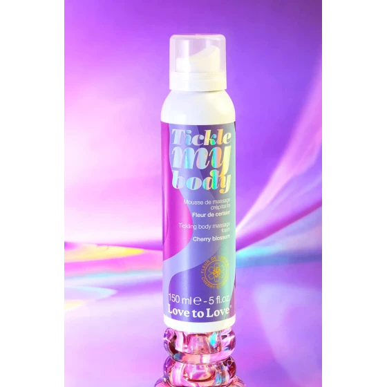 Mousse massage crépitante - fleur de cerisier