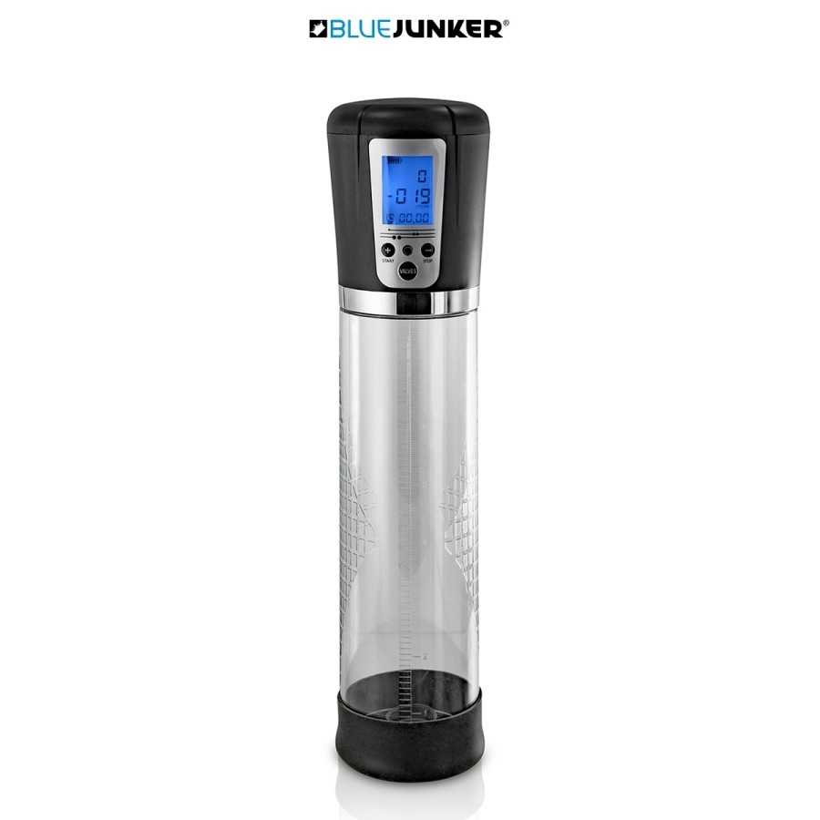 Pompe à pénis numérique et écran LCD - Blue Junker