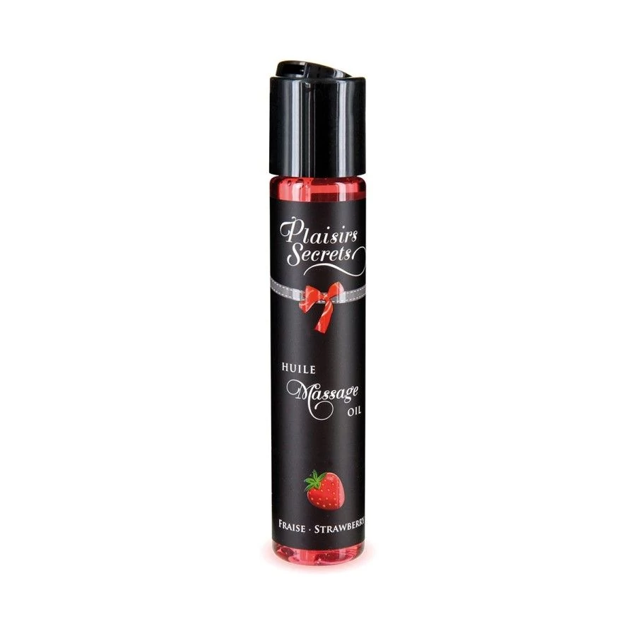Huile de massage gourmande - Fraise