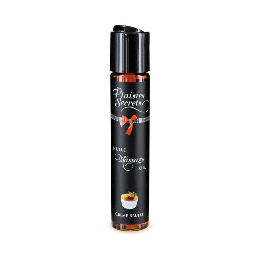 Huile de massage gourmande - Crème Brulée