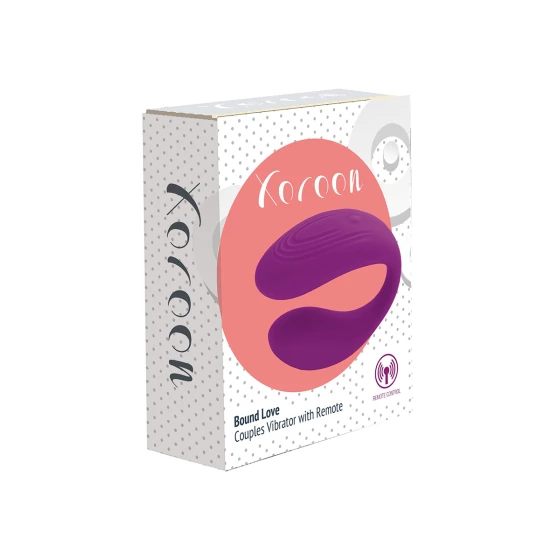 Boîte retail vibro couple Bound Love Xocoon, packaging marque Xocoon