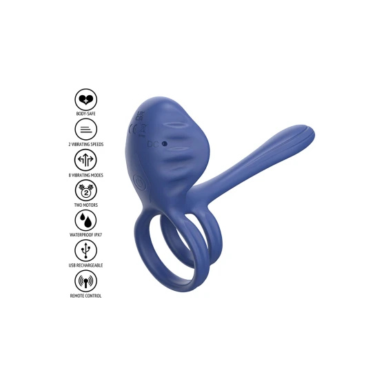 Anneau vibromasseur version slim pour couple - Xocoon