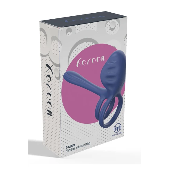 Anneau vibromasseur version slim pour couple - Xocoon