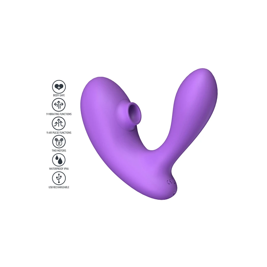 Stimulateur DuoVibe I Air et Point G - Xocoon