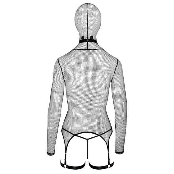 Ensemble lingerie résille et accessoires BDSM - Bad Kitty