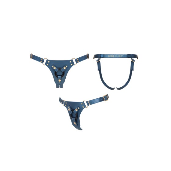 Harnais Generous bleu - Strap On Me Harnais Generous bleu - Strap On Me
