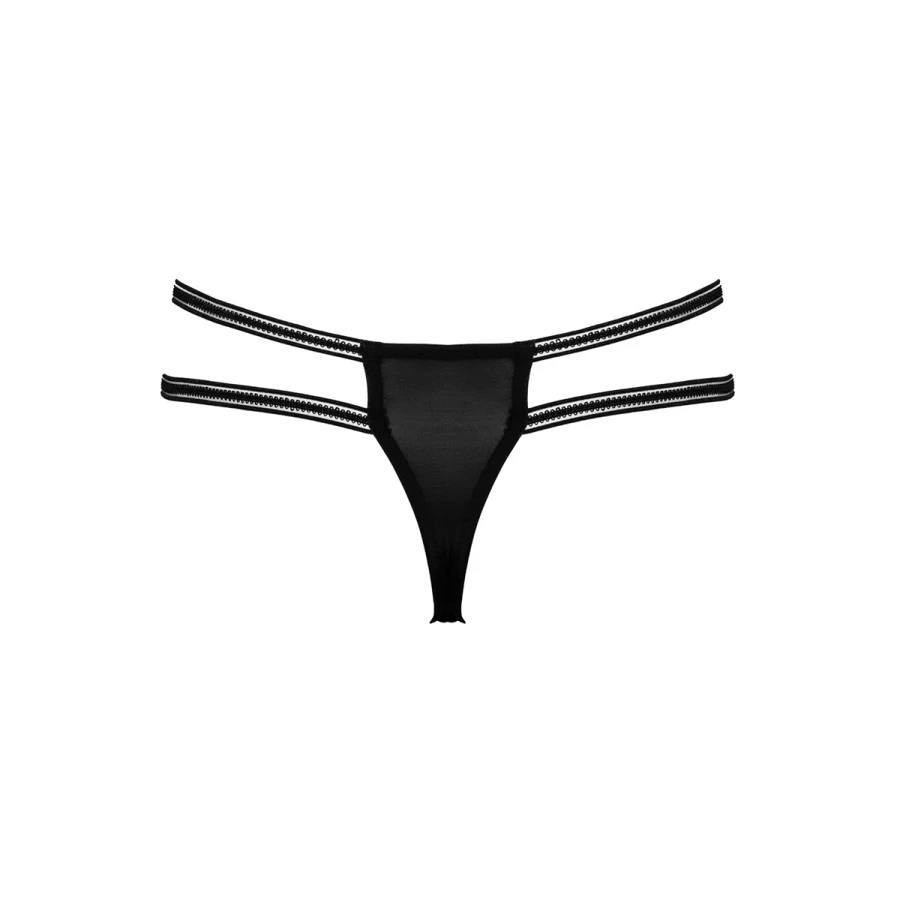 String ouvert Rio noir en dentelle - Cottelli LINGERIE 