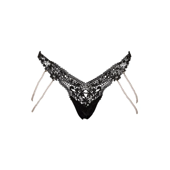 String Rio avec chaines de perles - Cottelli LINGERIE 