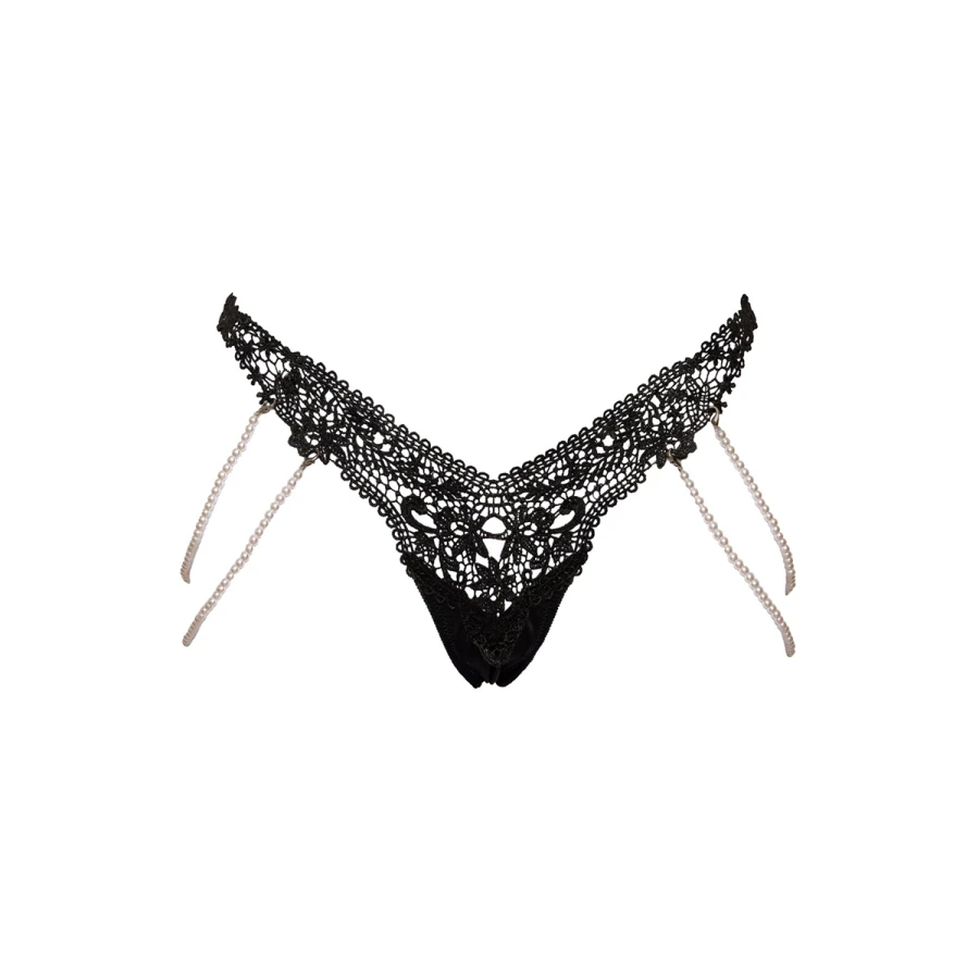 String Rio avec chaines de perles - Cottelli LINGERIE 