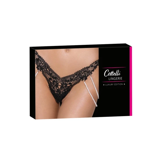 String Rio avec chaines de perles - Cottelli LINGERIE 