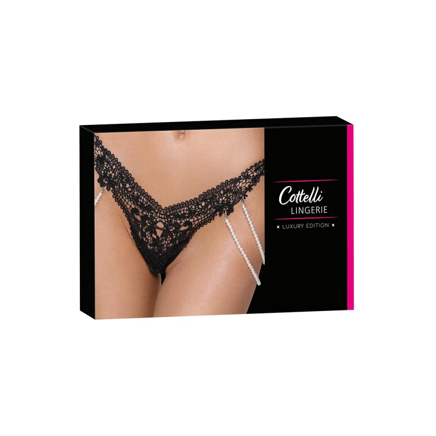 String Rio avec chaines de perles - Cottelli LINGERIE 