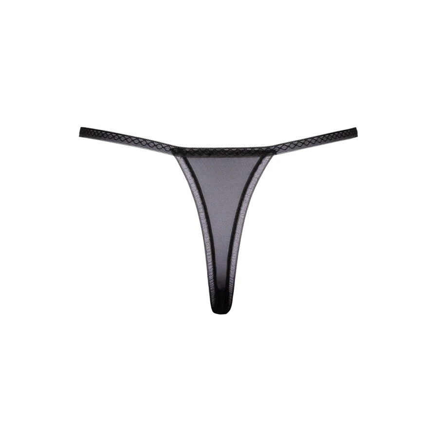 String ouvert Fleur brodée - Cottelli LINGERIE