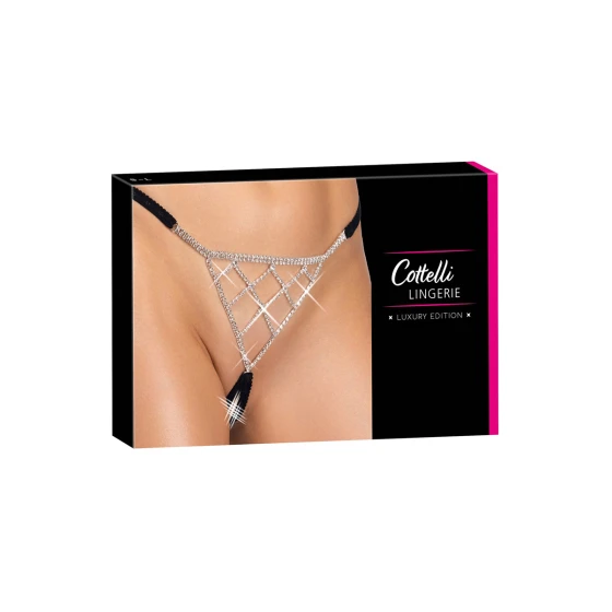 String ouvert strass - Cotelli Lingerie