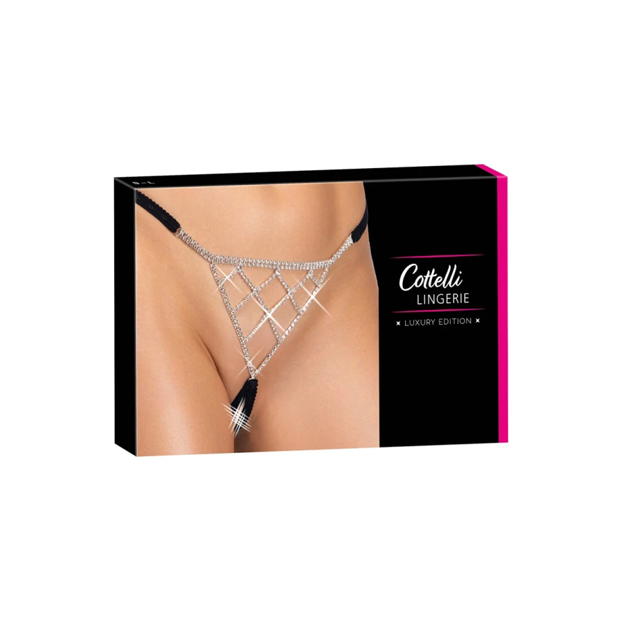 String ouvert strass - Cotelli Lingerie
