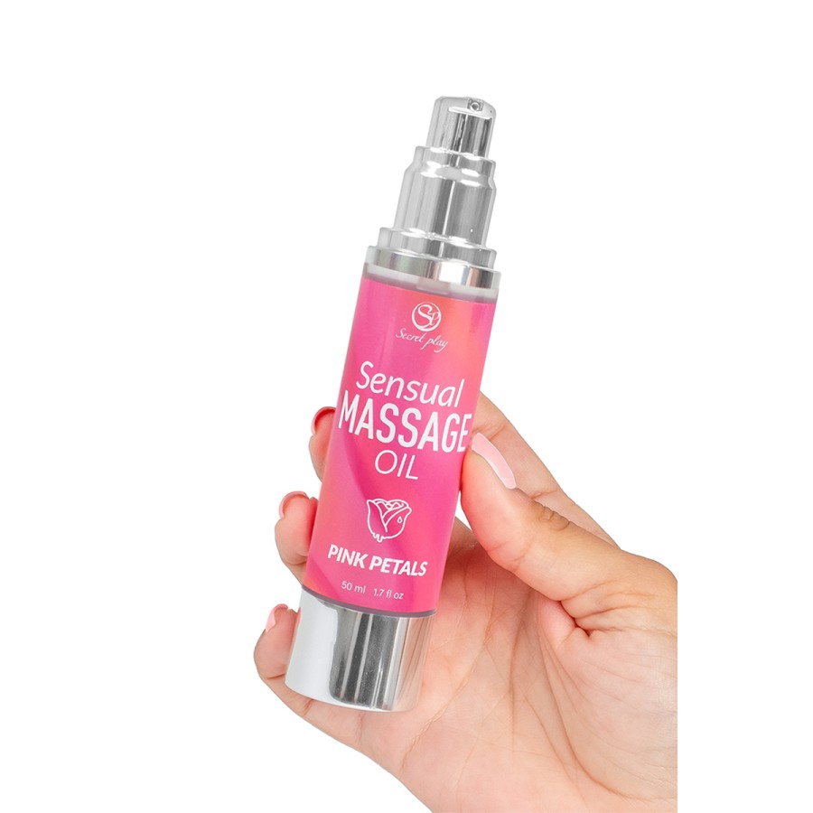 Huile de massage Pétales de Rose - Secret Play