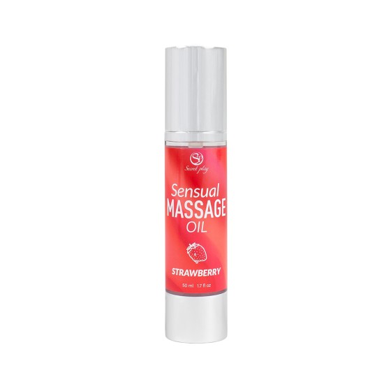 Huile de massage Fraise - Secret Play