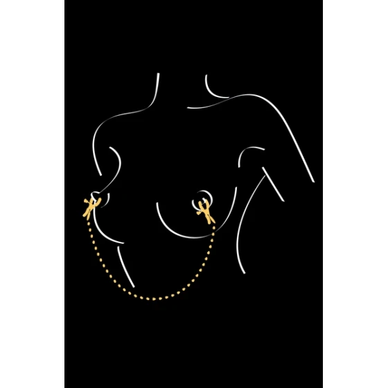 Chaine et pinces à seins Sweet Caress