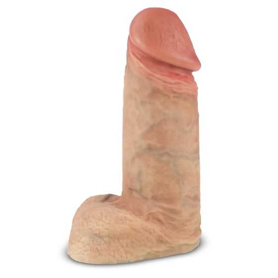 Gode Real Skin Suprème Model 1 flesh 30 x 9,9 cm - SilexD