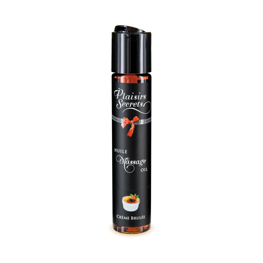 Huile de massage gourmande - Crème Brulée