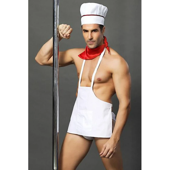 Tenue de cuisinier sexy - 4 pièces