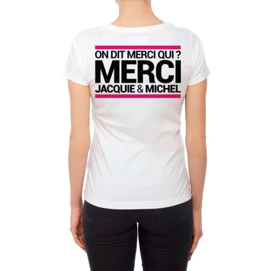Tee-shirt J&M blanc - spécial femme