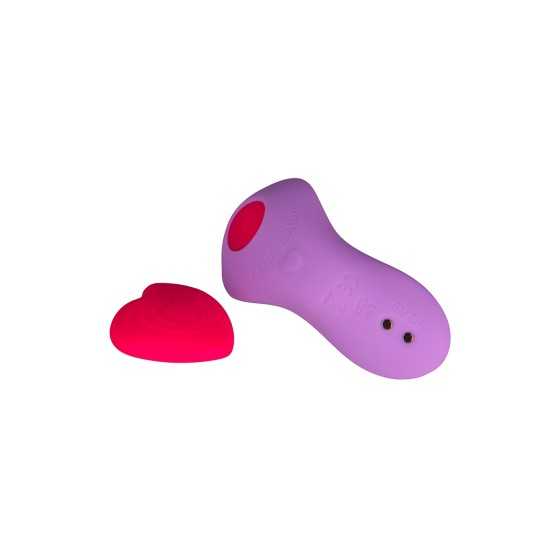 Stimulateur télécommandé de culotte HeartGem violet - FairyGasm