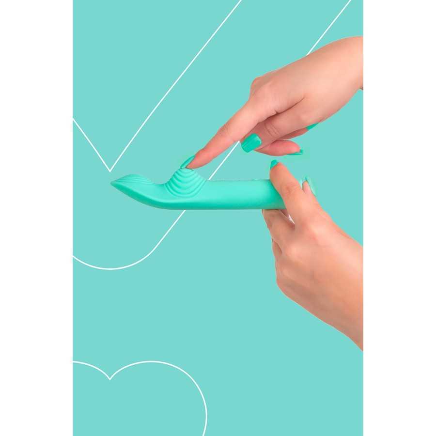 Vibro rechargeable LunaCharm vert - FairyGasm