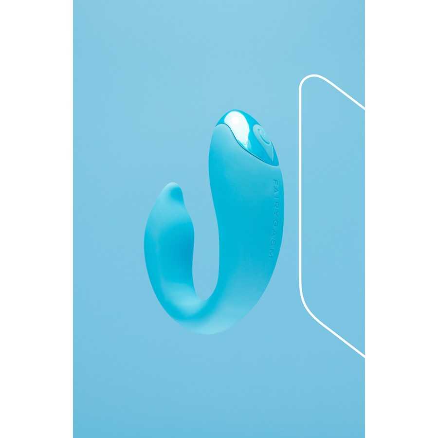 Vibro pour couples PleasureBerry bleu - FairyGasm