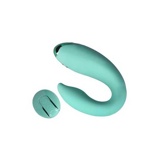 Vibro pour couples PleasureBerry vert - FairyGasm