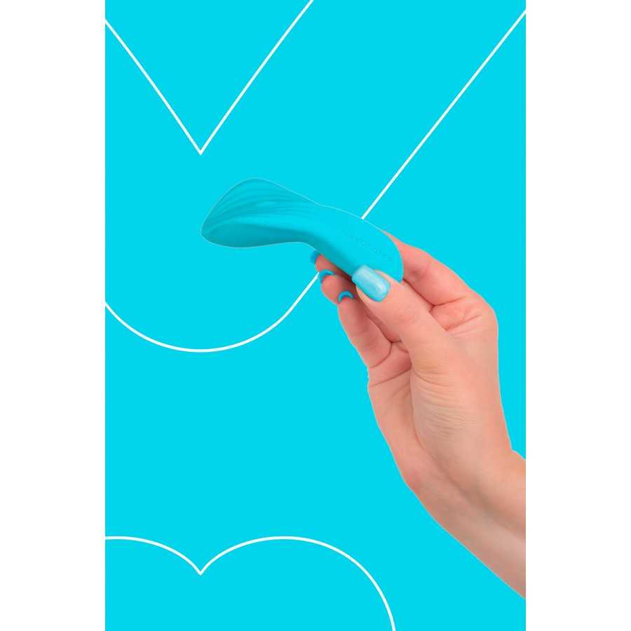 Mini vibro rechargeable SilkenTouch bleu - FairyGasm