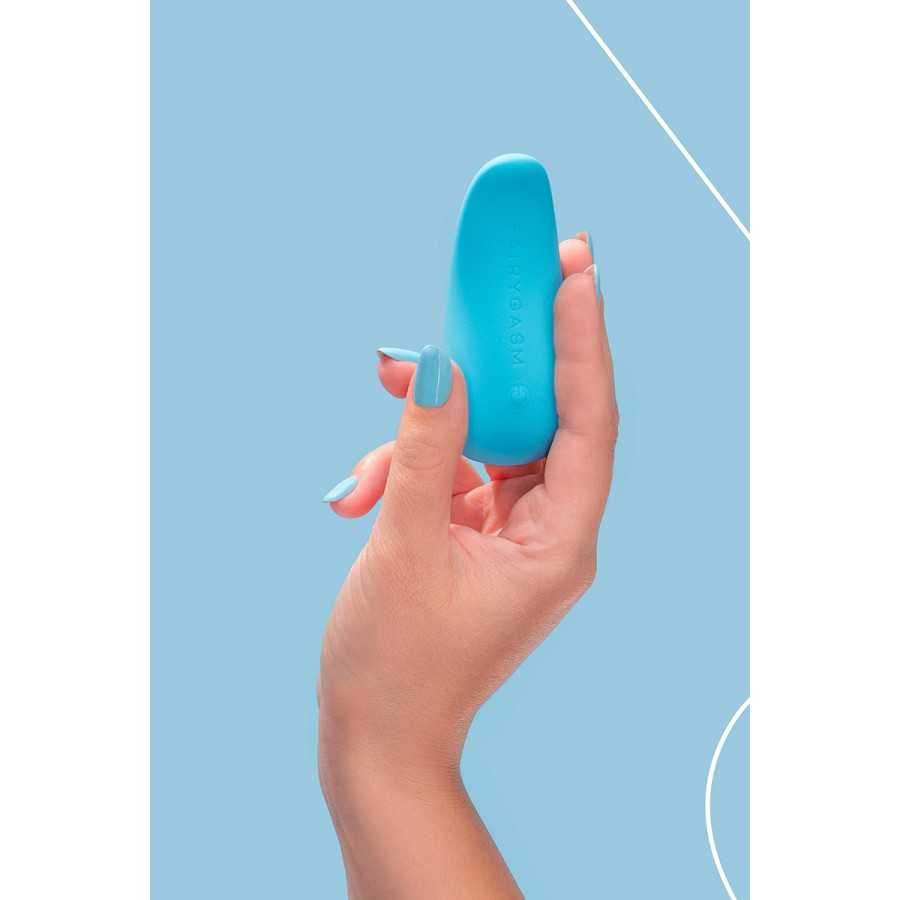Mini vibro rechargeable ThrillLeaf bleu - FairyGasm