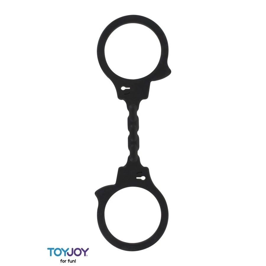 Menottes silicone stretchy - noir