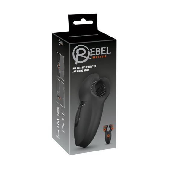 Masturbateur à ailettes vibrantes - Rebel