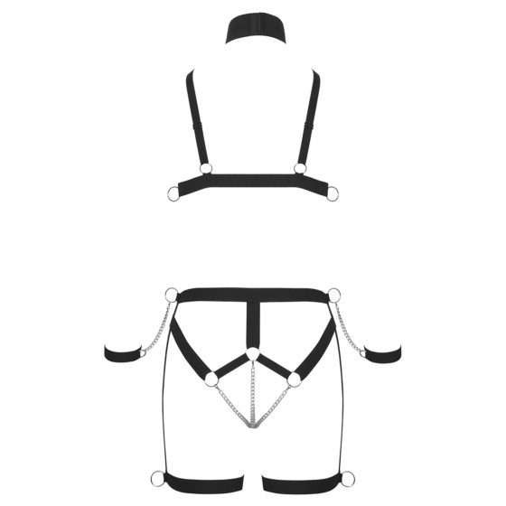 Ensemble harnais Strappy Bikini - Bad Kitty