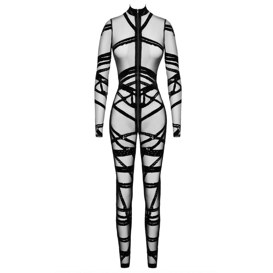 Combinaison floquée Bondesque F357 - Noir Handmade