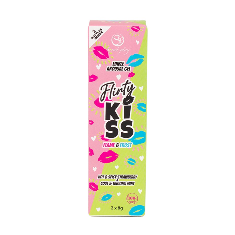 Pack 2 gels pour sexe oral Flirty Kiss - Secret Play