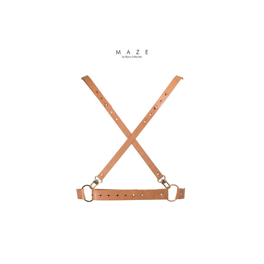 Harnais X marron - Maze Harnais X marron - Maze