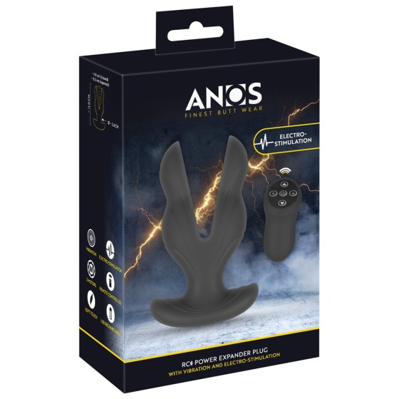 Plug anal E-Stim RC Power Expander Plug - Anos