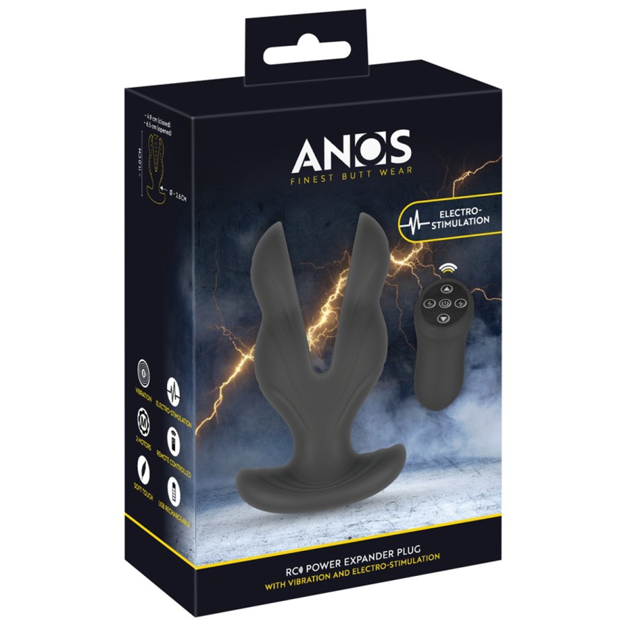 Plug anal E-Stim RC Power Expander Plug - Anos