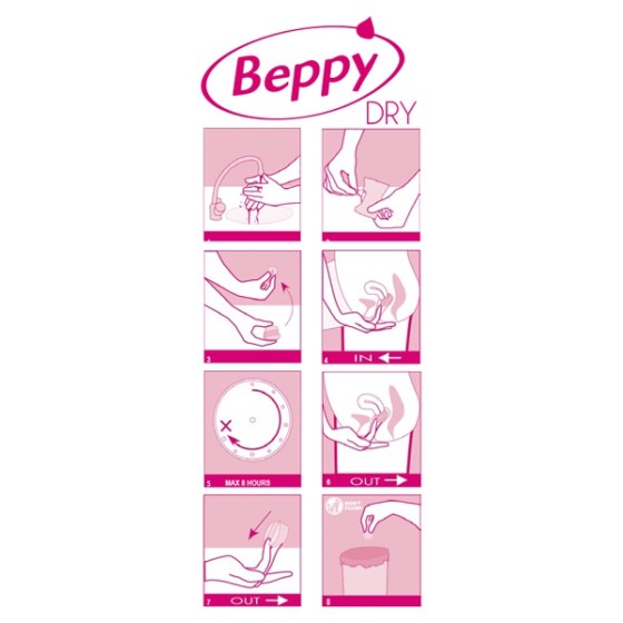 Boite 8 tampons Beppy DRY Boite 8 tampons Beppy DRY
