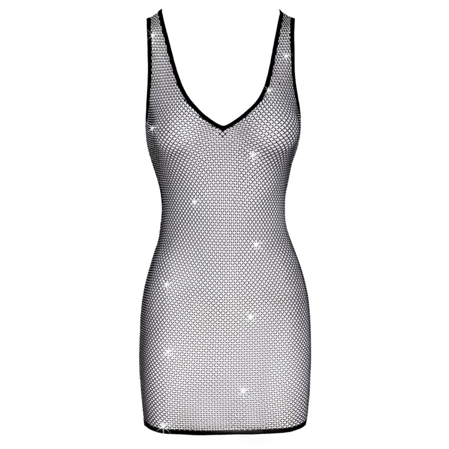 Mini robe maille et strass - Cottelli PARTY