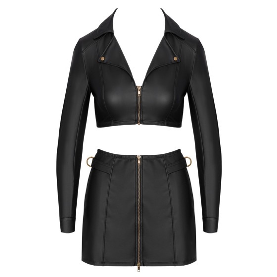 Ensemble top et jupe courte noir - Cottelli PARTY 